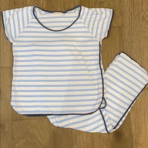 LAKE pajamas short-sleeve with pant set